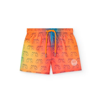 Maillot de bain imprimé avec cordon de réglage BOBOLI