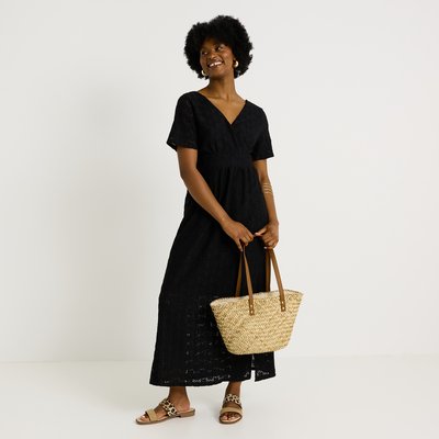 Robe longue texturée en maille GRAIN DE MALICE