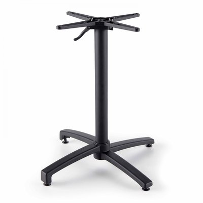 Pied inclinable pour plateau hpl en aluminium, KLIPO OVIALA
