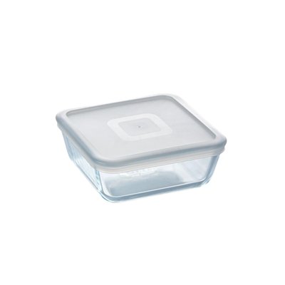 Cook & Freeze - Plat carré avec couvercle spécial congélation compatible "air fryer" (friteuse à air chaud) PYREX