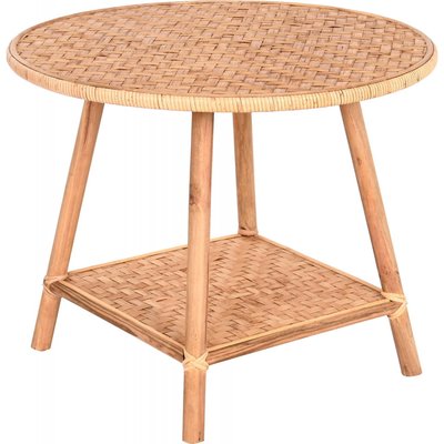Table d'appoint en rotin tressé, Tropical RECOLLECTION