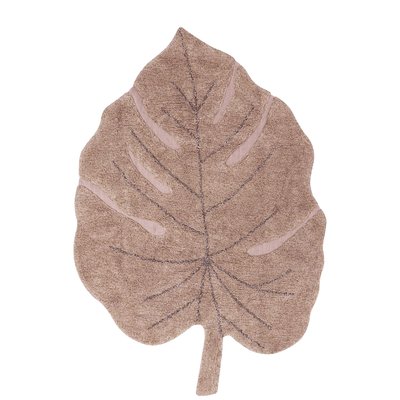Tapis Rectangulaire en coton feuille monstera PLANTS LORENA CANALS