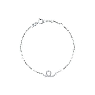 Bracelet en argent 925 et oxyde de zirconium CLEOR