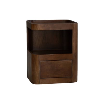 Table de chevet niche gauche en bois de manguier  MAORA MADE IN MEUBLES 