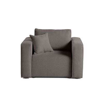 Fauteuil en Velours texturé - TOPAZE LISA DESIGN
