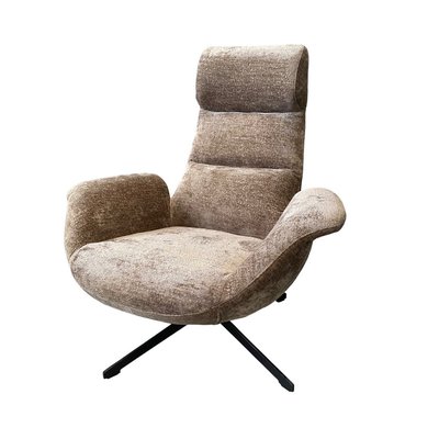 Fauteuil astucieux rotatif en tissu velours - ASTI MATHI DESIGN
