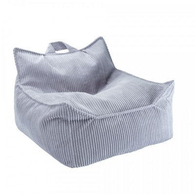 Pouf enfant velours côtelé QUADRO WIGIWAMA