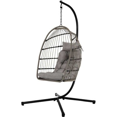 Fauteuil suspendu en métal et polyester Hanoi CMP