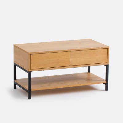 Banc d'entrée métal acier et chêne, Alvan LA REDOUTE INTERIEURS