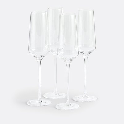 Lot de 4 flûtes à champagne, Zonza LA REDOUTE INTERIEURS