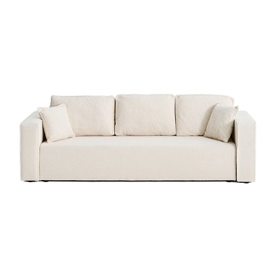 Canapé Convertible en Tissu bouclette 3 places - TOPAZE LISA DESIGN
