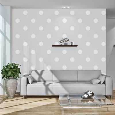 Papier peint intissé panoramique Cheerful polka dots EDEN