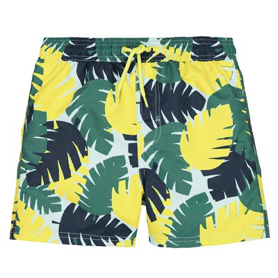 Swim Shorts in Tropical Leaf Print LA REDOUTE COLLECTIONS