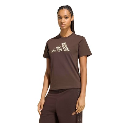 T-shirt manches courtes, logo imprimé léopard ADIDAS SPORTSWEAR