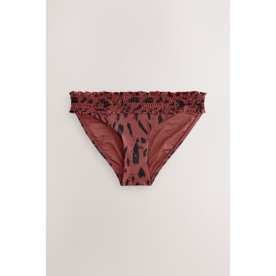 Bas de bikini échancré à fronces NEXT
