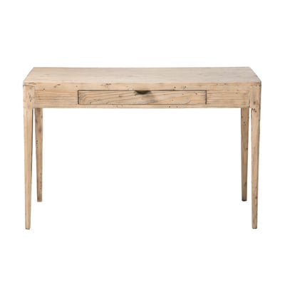 Bureau 1 tiroir en pin massif - HENRI SIGNATURE