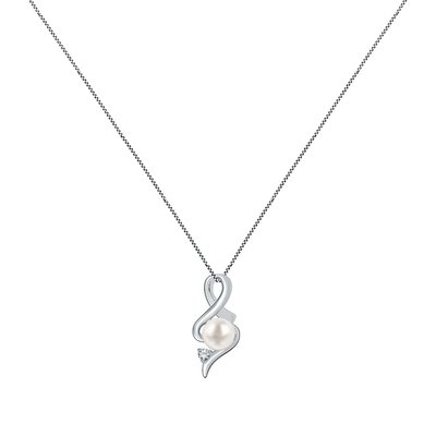 Collier en argent 925 et perle de culture CLEOR