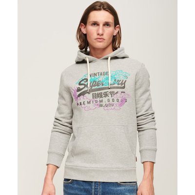 Sweat à capuche Vintage Logo Narrative SUPERDRY