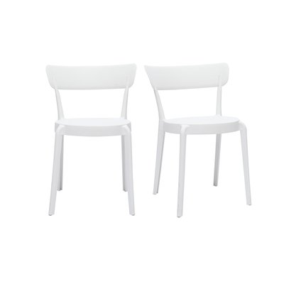 Chaises design empilables intérieur - extérieur (lot de 2) RIOS MILIBOO