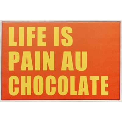 Toile à message, PAIN AU CHOCOLATE KARE DESIGN