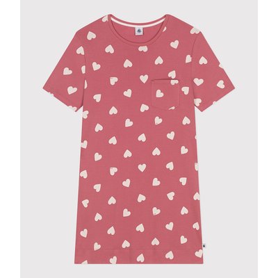 Camisa de dormir de mangas curtas, em algodão PETIT BATEAU