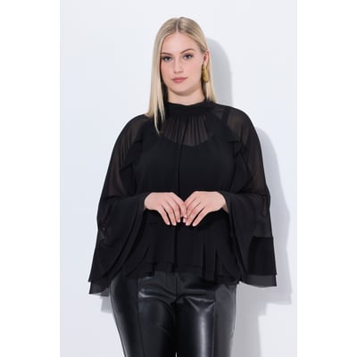 Blouse esprit cape en mousseline ULLA POPKEN