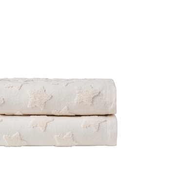 Serviette de toilette Monjour Naturel MONJOUR CARRE BLANC