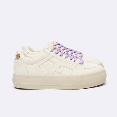 Tennis basses coton WALNUT PLATFORM FAGUO