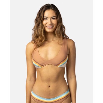 Haut de bikini brassière SUNRISE STRIPE RIP CURL