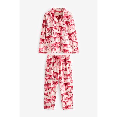 Pyjama boutonné en jersey avec nœud NEXT