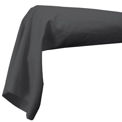 Housse de traversin percale 86 x 140 cm unie TRADILINGE