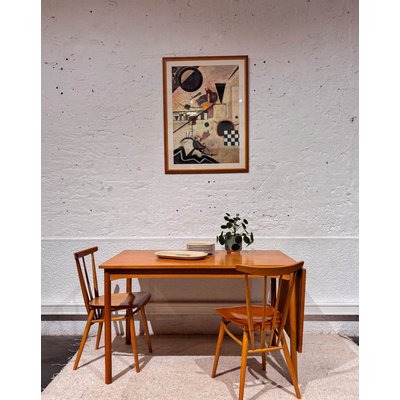 Table à manger en bois Karla N°354 - Bon état DEBONGOUT