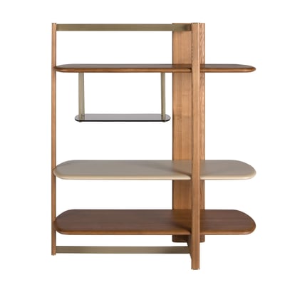 Étagère rectangulaire droite en bois ANGEL CERDA