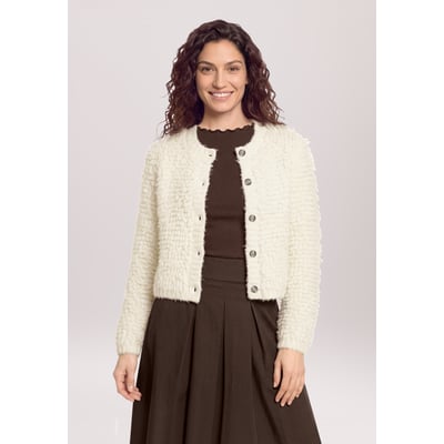 Cardigan en maille à encolure ronde CARTOON