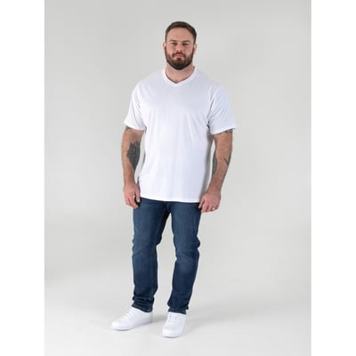 T-shirt uni col V SIGNATURE DUKE