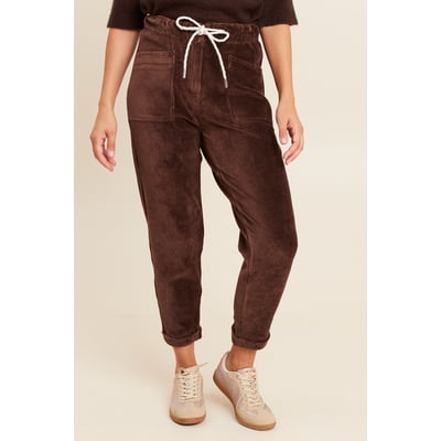 Pantalon paperbag velours BREAL