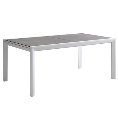 Table de jardin à rallonge en céramique et aluminium, LIPPI GESCOVA