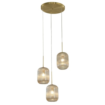 Suspension en verre texturé - ROSALIA KOSILUM