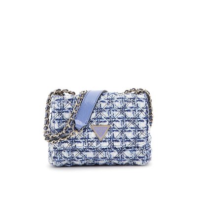 Mini Sac À Bandoulière Giully Tweed GUESS