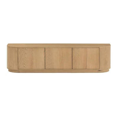 Meuble TV design en chêne, 3 portes LOREN PIER IMPORT