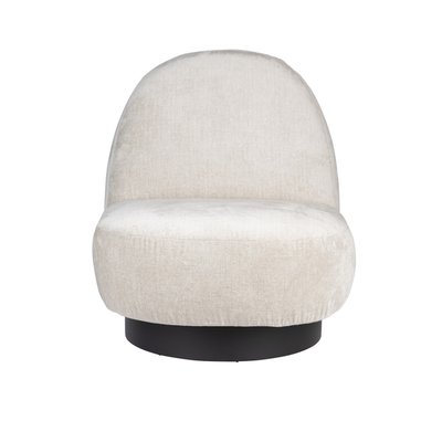 Fauteuil pivotant en tissu doux - EDEN ZUIVER