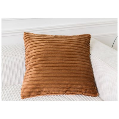 Coussin velours côtelé 60x60 cm, OSLO BOBOCHIC