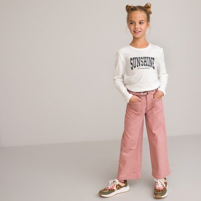 Комплект из трех футболок-лонгслив с надписью LA REDOUTE COLLECTIONS