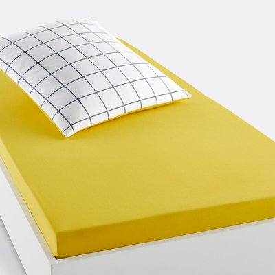 Marvin 25cm Flap Cotton Fitted Sheet LA REDOUTE INTERIEURS