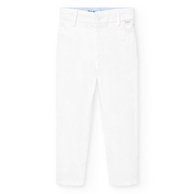 Pantalon stretch en satin BOBOLI