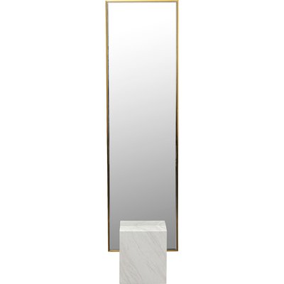 Miroir sur pied en marbre et acier, HULDA KARE DESIGN