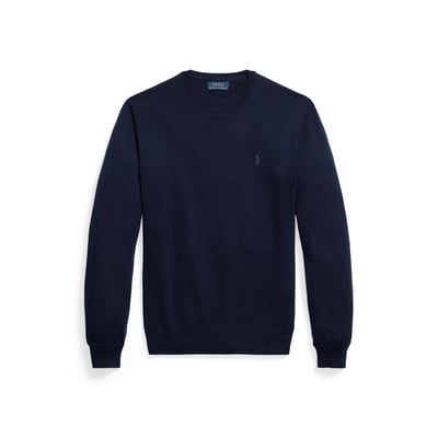 Pull col rond, en laine mérinos POLO RALPH LAUREN