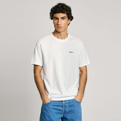T-Shirt Coupe Regular Avec Logo Brodé PEPE JEANS