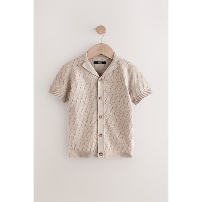 Polo avec revers de col en maille NEXT