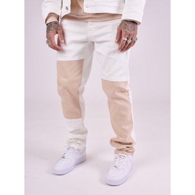 Pantalon denim unisexe bicolore PROJECT X